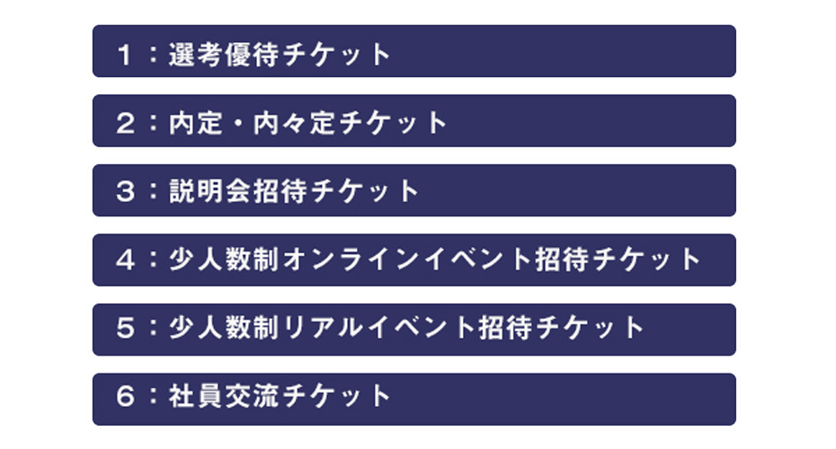 面談の結果次第では優待オファー「プラチナチケット」がもらえるチャンス！リスクはないので、積極的に面談をご活用ください！